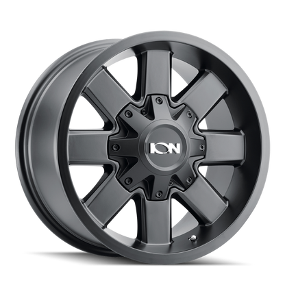 ION Wheels ION 141 17x9 / 8x165.1 BP / 18mm Offset / 125.2mm Hub Satin Black Wheel