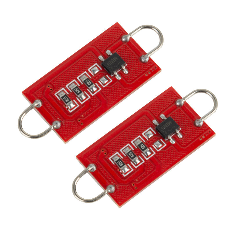 ORACLE Lighting Oracle 44MM 6 LED 3 Chip - Loop Festoon Bulbs (Pair) - Red