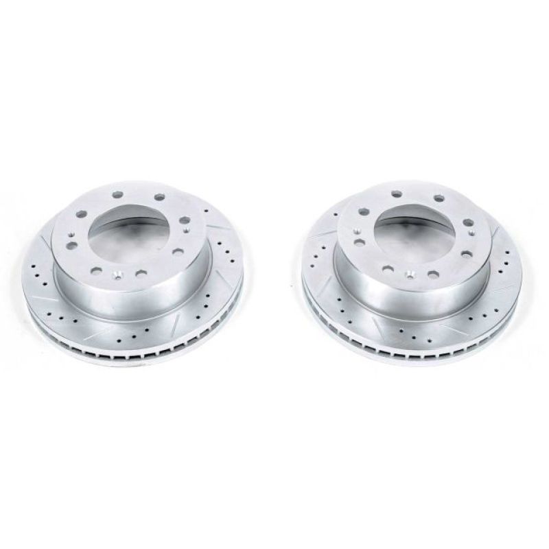 PowerStop Power Stop 11-21 GMC Sierra 3500 HD Front Drilled & Slotted Rotor - Pair