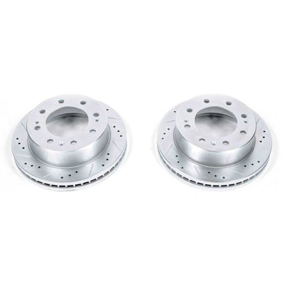 PowerStop Power Stop 11-21 GMC Sierra 3500 HD Front Drilled & Slotted Rotor - Pair