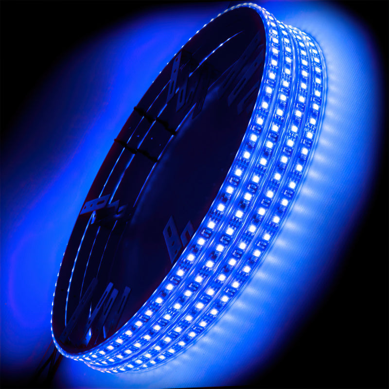 ORACLE Lighting Oracle LED Illuminated Wheel Rings - Double LED - Blue