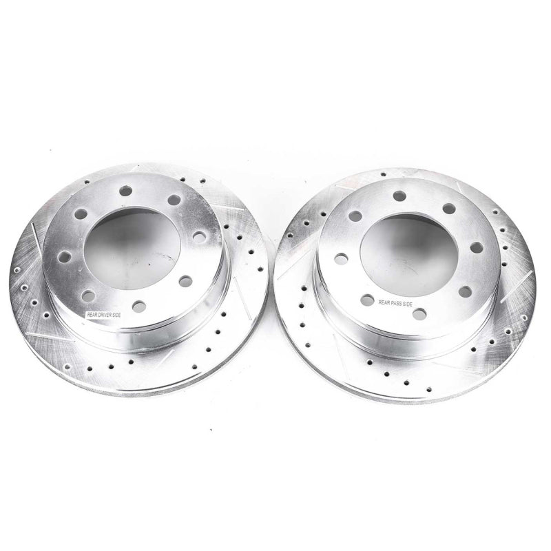 PowerStop Power Stop 03-19 Chevrolet Express 2500 Rear Evolution Drilled & Slotted Rotors - Pair