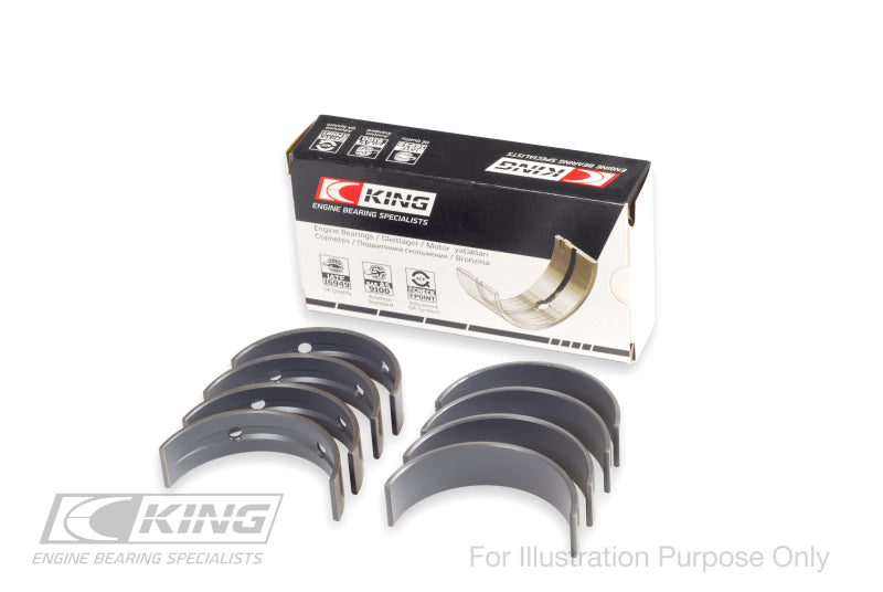 King Engine Bearings Toyota 22GR-FE (Size 0.25) Main Bearing Set