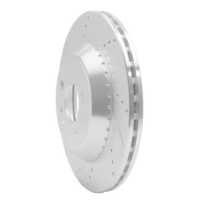 R1 Concepts R1 15-21 Mercedes-Benz S550 Rear Left Drilled & Slotted Silver Brake Rotor
