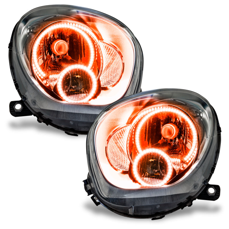 ORACLE Lighting Oracle 11-15 Mini Cooper Countryman LED Headlight Halo Kit - Amber