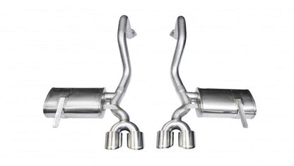 CORSA Performance Corsa 1997-2004 Chevrolet Corvette C5 Z06 5.7L V8 Polished Xtreme Axle-Back Exhaust