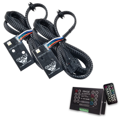 ORACLE Lighting Oracle 14-21 Infiniti Q50 RGB+W Headlight DRL Upgrade Kit - ColorSHIFT w/ 2.0 Controller