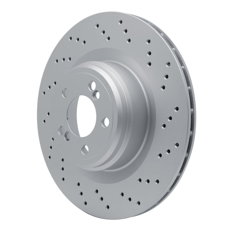 DFC 15-19 BMW X6 Right Rear Drilled Hi-Carbon Alloy Geomet Coated Rotor