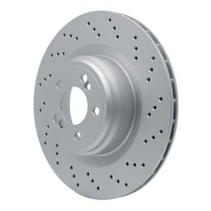 DFC 15-19 BMW X6 Right Rear Drilled Hi-Carbon Alloy Geomet Coated Rotor