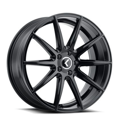 Kraze Wheels Kraze KR194 Cosmos 18x8 / 5x112 BP / 40mm Offset / 66.56mm Hub Gloss Black Wheel