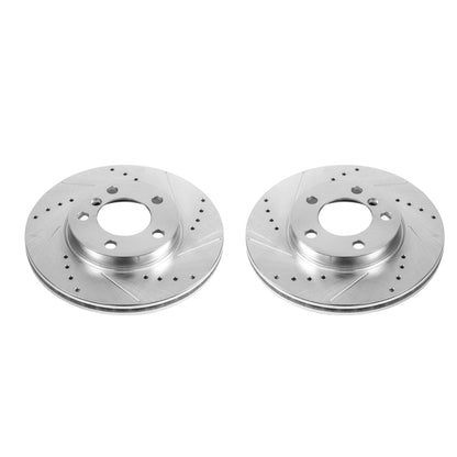 PowerStop Power Stop 11-16 Mini Cooper Countryman Front Evolution Drilled & Slotted Rotors - Pair