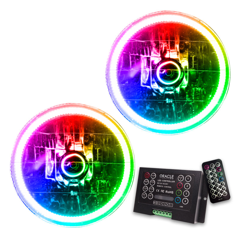 ORACLE Lighting Oracle 97-06 Jeep Wrangler TJ SMD HL - ColorSHIFT w/ 2.0 Controller