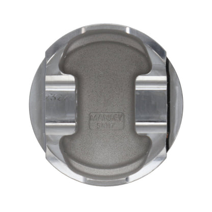 Manley Performance Manley 03-06 Evo 8/9 (7 Bolt 4G63T) 85.5mm +0.5mm Over Bore 9.0:1 Dish Pistons w/ Rings