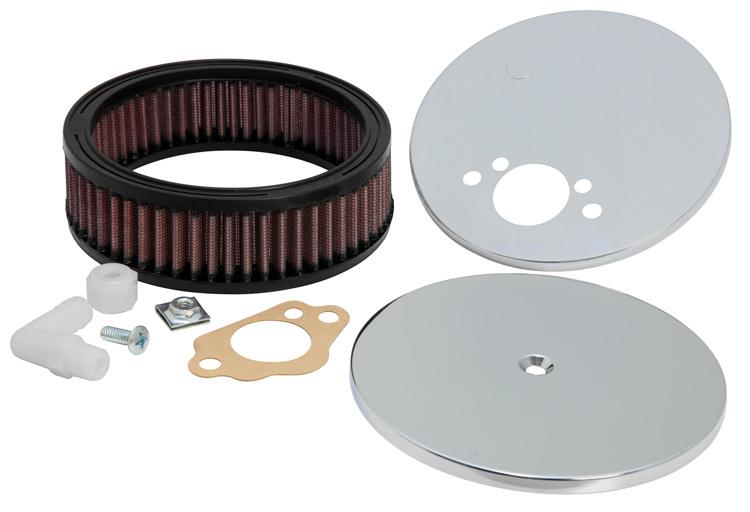 K&N Engineering K&N Custom Round Racing Assembly Red 5.875in OD x1.313in ID x 1.813in Height