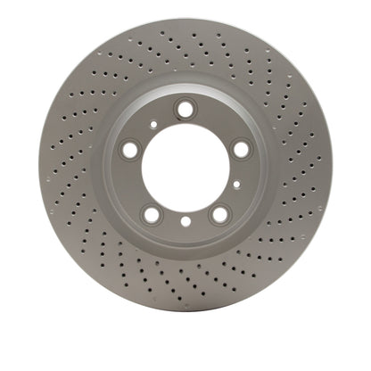 DFC 07-13 Porsche 911 Right Rear Drilled GeoSPEC Coated Rotor
