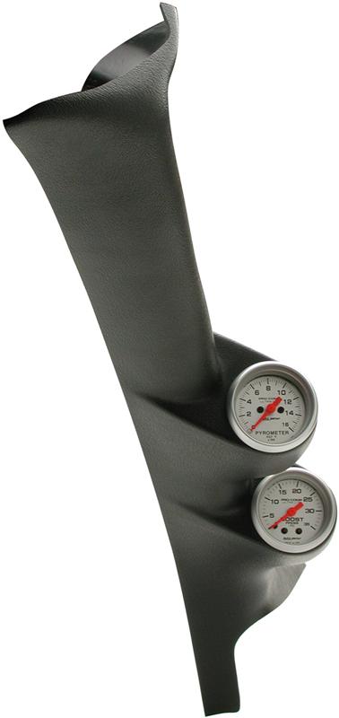 Autometer 99-07 Ford Powerstroke/SD Black Dual Pillar Ultra-Lite Gauge Kit