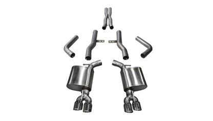 CORSA Performance Corsa 2015-2023 Dodge Challenger Hellcat Dual Rear Exit Extreme Exhaust w/ 3.5in Polished Tips