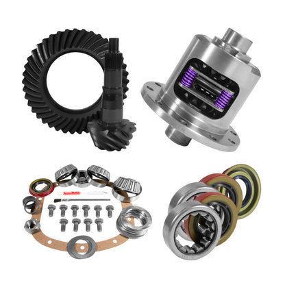 Yukon Gear & Axle Yukon Gear 7.5in/7.625in GM 3.42 Rear Ring & Pinion Install Kit 28 Spline Positraction Axle Bearings