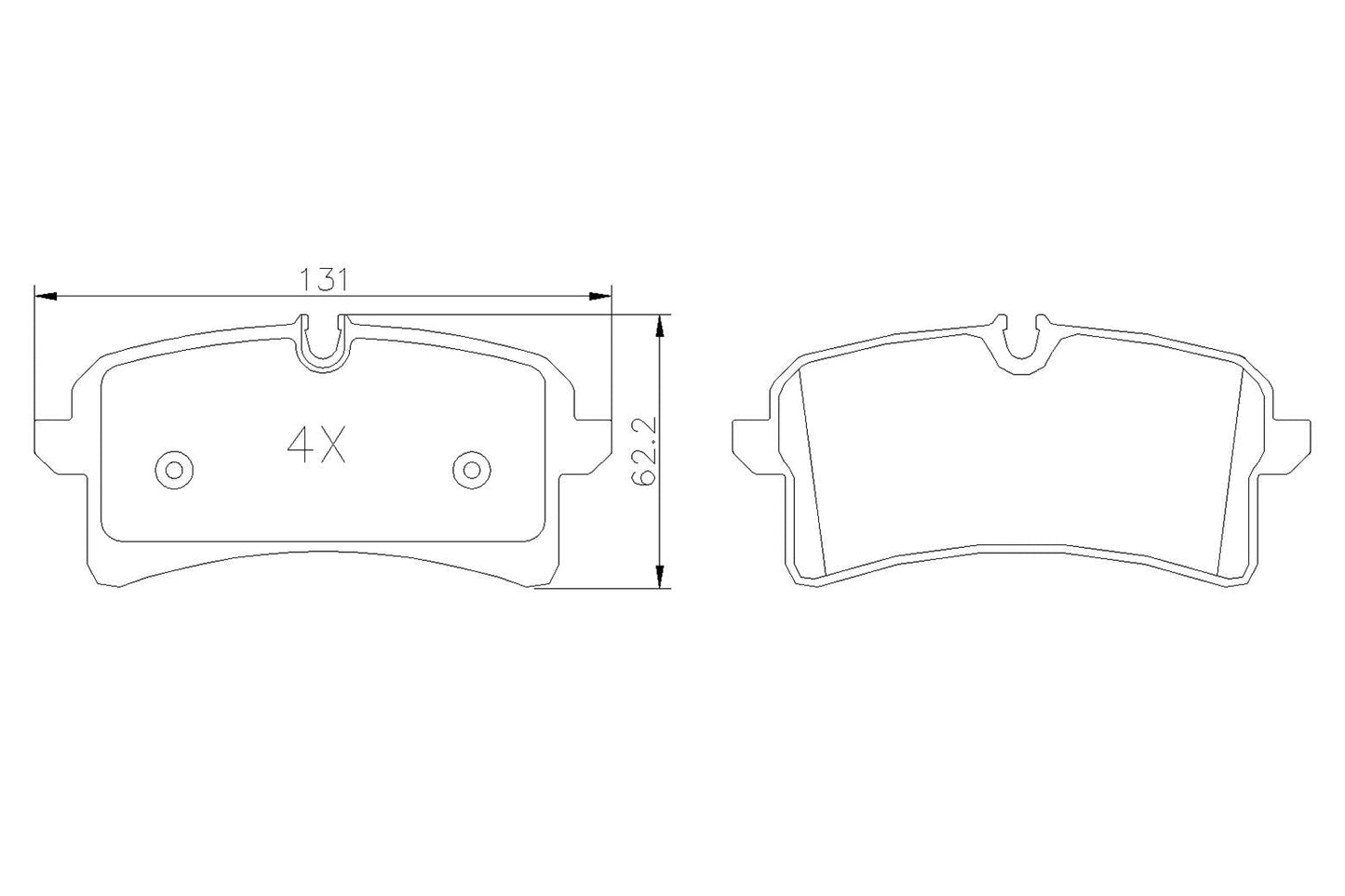 BOGAP A8210259 Brake Pad Set, Disc Brake