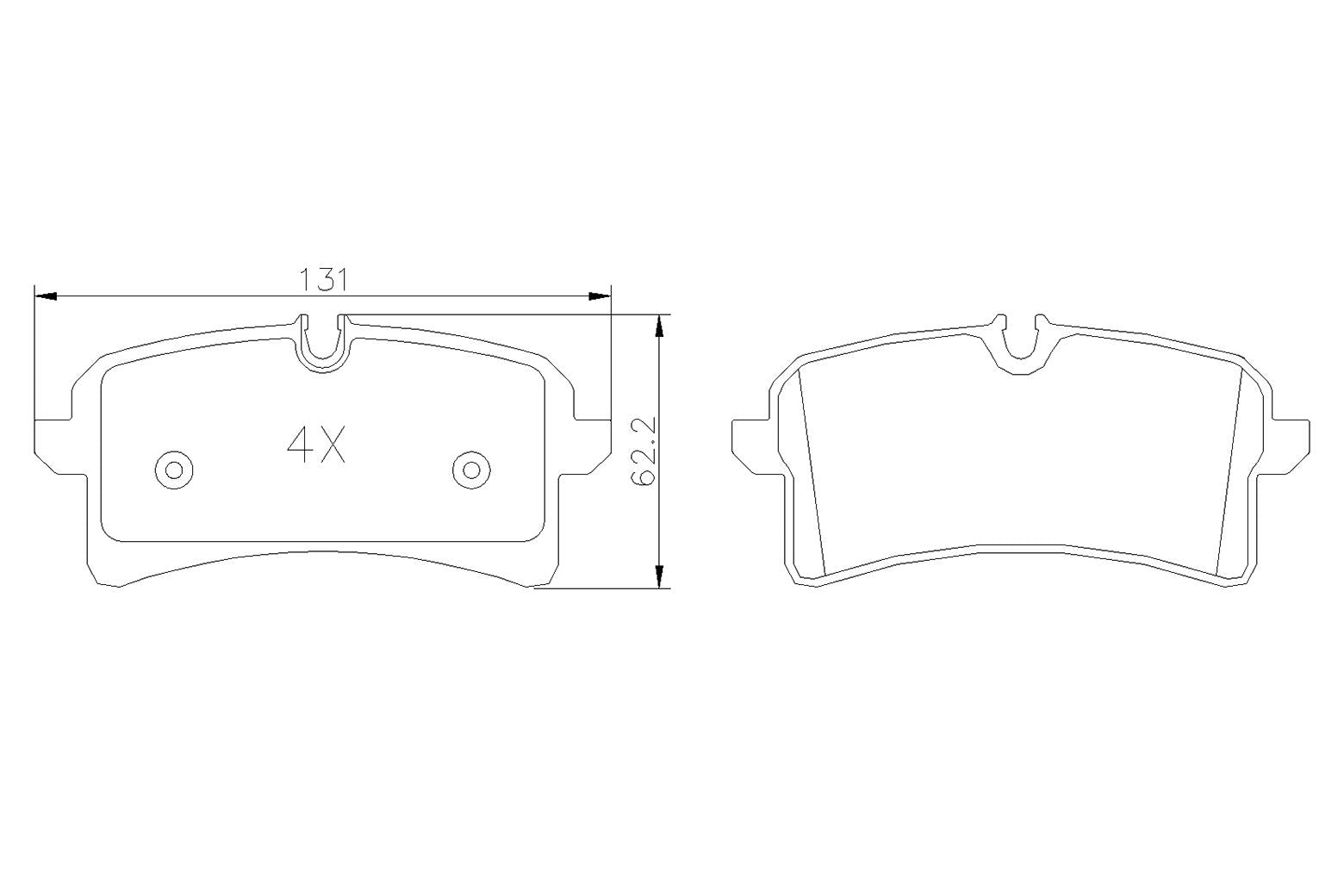 BOGAP A8210259 Brake Pad Set, Disc Brake
