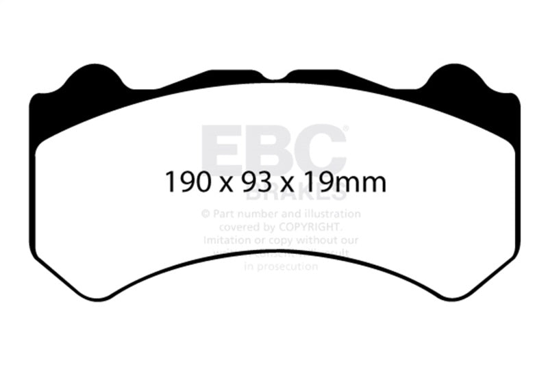 EBC Racing Alcon RC6 SR-21 Sintered Race Front Brake Pads