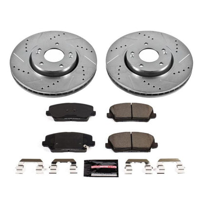 PowerStop Power Stop 16-17 Hyundai Veloster Front Z23 Evolution Sport Brake Kit