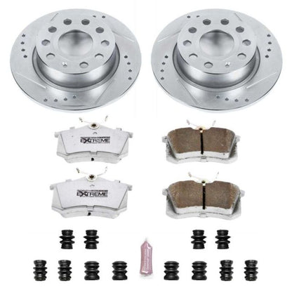 PowerStop Power Stop 10-13 Audi A3 Rear Z26 Street Warrior Brake Kit