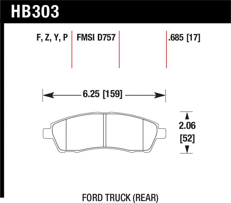 Hawk Performance Hawk Super Duty Street Brake Pads