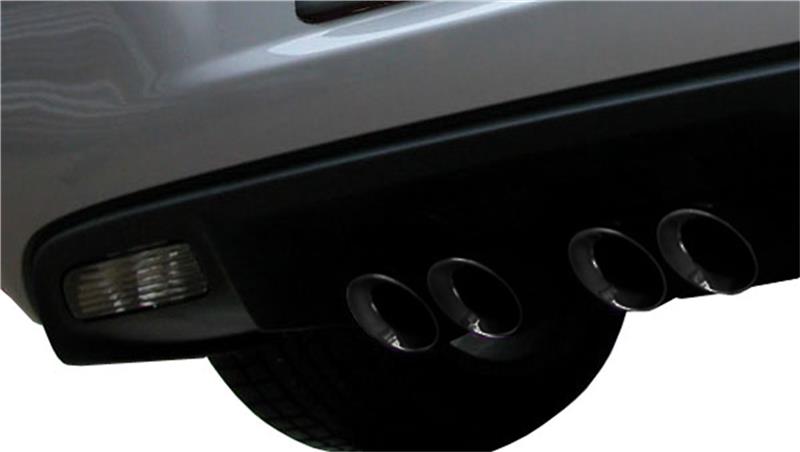 CORSA Performance Corsa 2005-2007 Chevrolet Corvette C6 6.0L V8 Black Sport Axle-Back Exhaust
