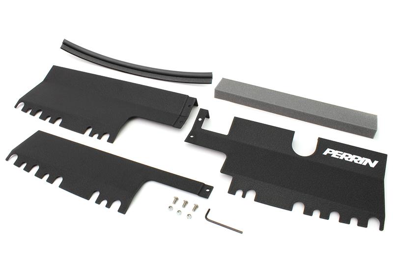 Perrin Performance PERRIN 15-21 Subaru WRX/STI Radiator Shroud (With/Without OEM Intake Scoop) - Black