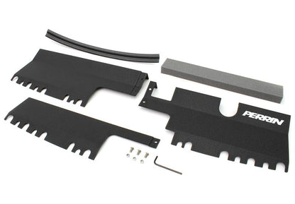 Perrin Performance PERRIN 15-21 Subaru WRX/STI Radiator Shroud (With/Without OEM Intake Scoop) - Black