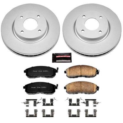 PowerStop Power Stop 09-14 Nissan Cube Front Z17 Evolution Geomet Coated Brake Kit