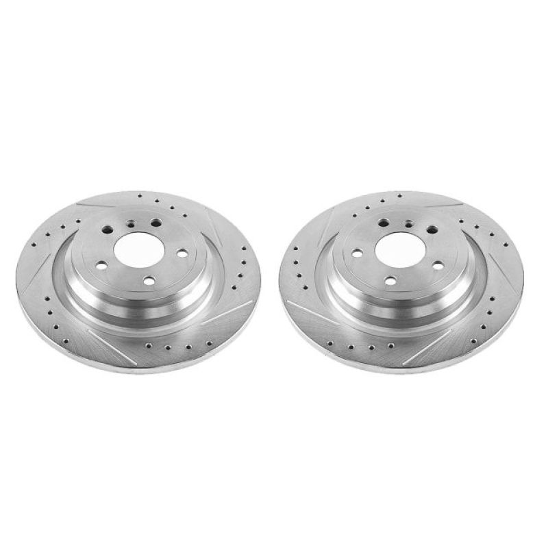 PowerStop Power Stop 16-17 Mercedes-Benz GLE300d Rear Evolution Drilled & Slotted Rotors - Pair