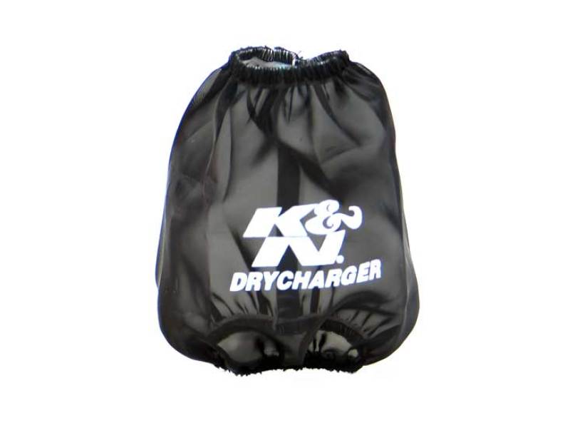 K&N Engineering K&N Drycharger Round Tapered Air Filter Wrap - Black 5.125in Base ID x 3.5in Top ID x 6in H