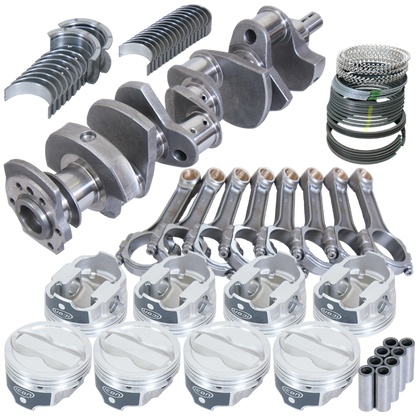 Eagle Chevy LT1350 1Pc 3.750in Crank 6.000in I-Beam Rods -18cc 4.000in Pistons Rotating Assembly