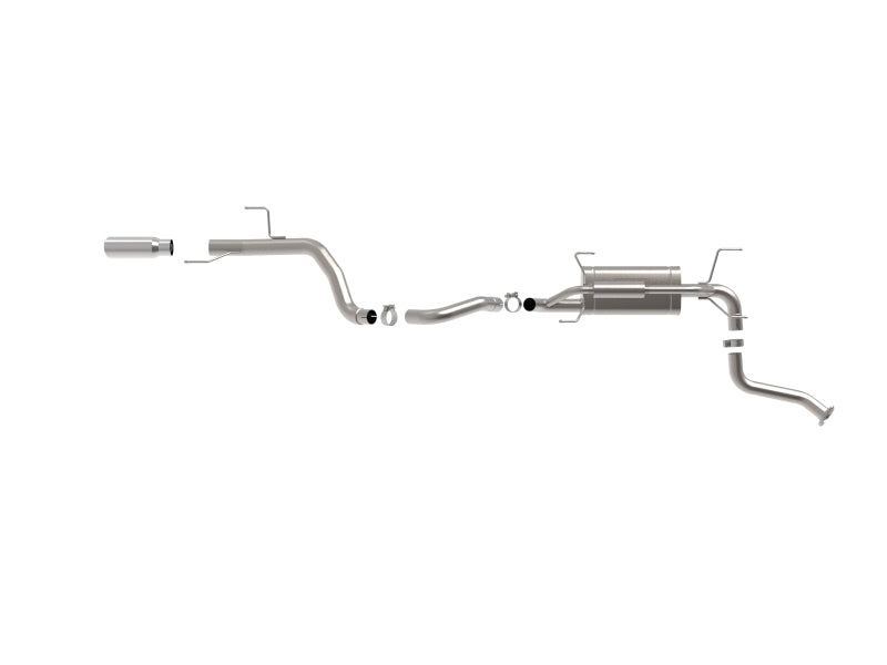 aFe 24-25 Toyota Land Cruiser 2-1/2in to 3in 304 SS Cat-Back Exhaust System w/ Polished Tip