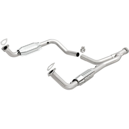 MagnaFlow DF Cat. Conv 95-99 Range Rover 4.0/4.6L GEMS Y-Pipe Assembly *NOT FOR SALE IN CALIFORNIA*