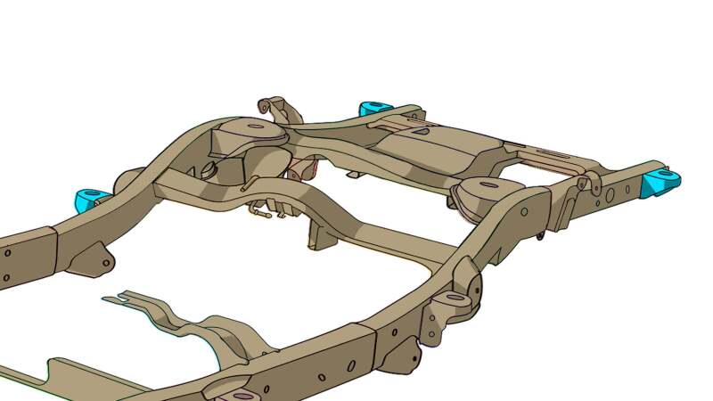 RustBuster Rust Buster Avalanche/Suburban/Yukon Rear Body Frame Mount