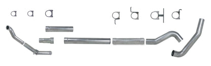 Diamond Eye Performance Diamond Eye KIT 5in TB MFLR RPLCMENT PIPE SGL ALUM 94-97 5 7 3L F250/F350 PWRSTROKE NFS W CARB STDS