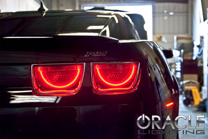 ORACLE Lighting Oracle 10-13 Chevrolet Camaro LED Afterburner Tail Light Halo Kit - Red
