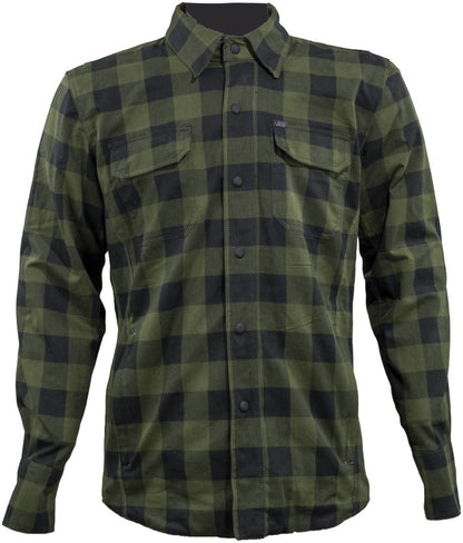 Speed and Strength True Grit Armored Motoshirt Olive/Black - Medium