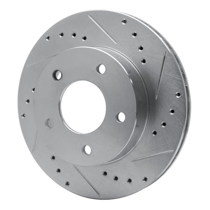 R1 Concepts R1 75-79 Ford Thunderbird Left Rear Drilled & Slotted Silver Brake Rotor