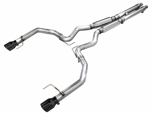 AWE Tuning AWE 2024 Ford Mustang GT Fastback S650 RWD Track Edition Cat-Back Exhaust w/ Dual Diamond Black Tips