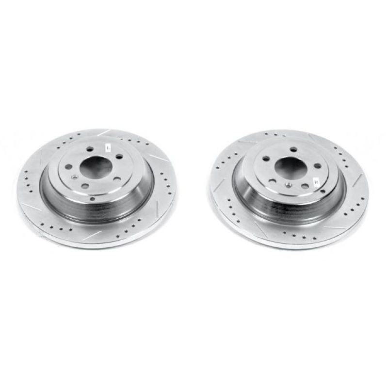 PowerStop Power Stop 07-09 Mercedes-Benz ML320 Rear Evolution Drilled & Slotted Rotors - Pair