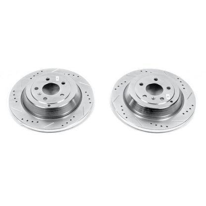 PowerStop Power Stop 07-09 Mercedes-Benz ML320 Rear Evolution Drilled & Slotted Rotors - Pair