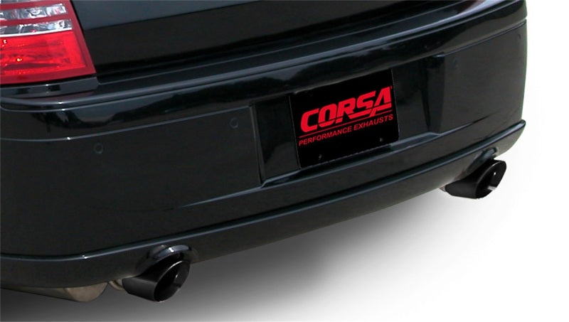 CORSA Performance Corsa 2005-2010 Dodge Charger SRT-8 6.1L V8 Black Xtreme Cat-Back Exhaust