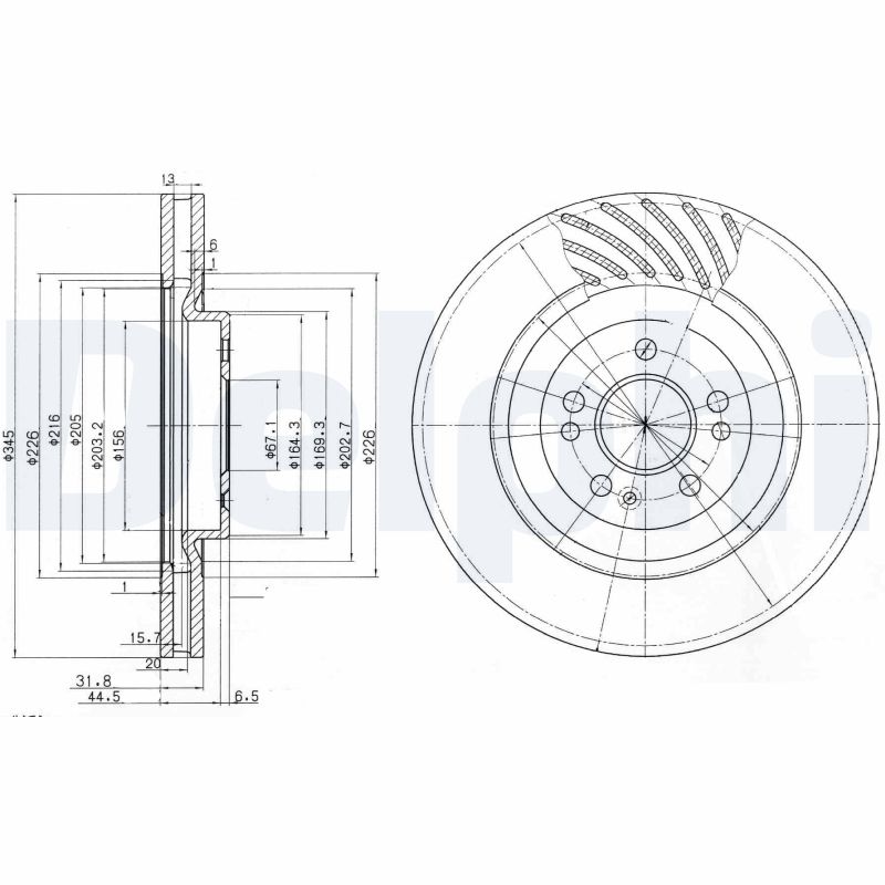 HALDEX 344044001 Pretensioning Cylinder