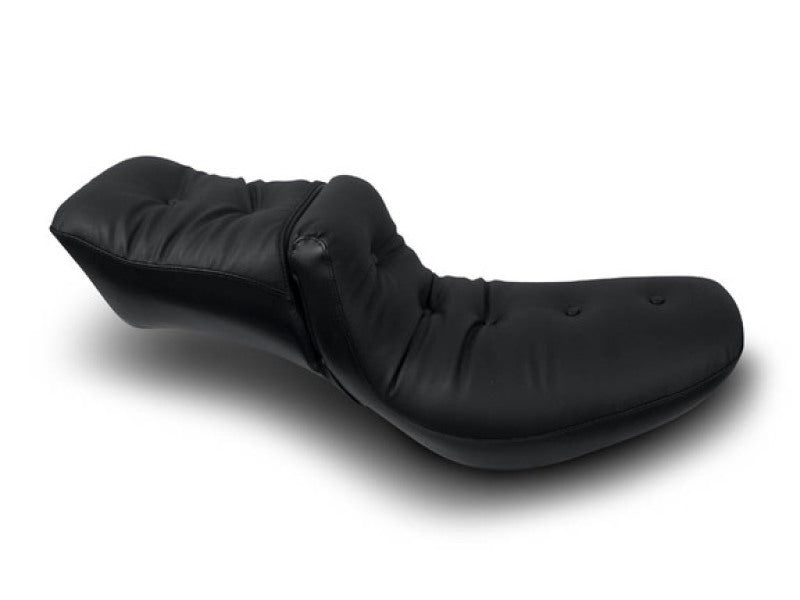 Mustang Motorcycle Mustang 58-84 Harley FX/FL Duke Extra Wide 1PC Seat Regal - Black