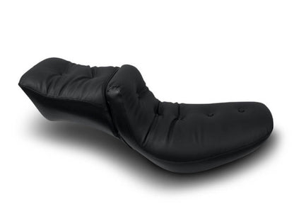 Mustang Motorcycle Mustang 58-84 Harley FX/FL Duke Extra Wide 1PC Seat Regal - Black