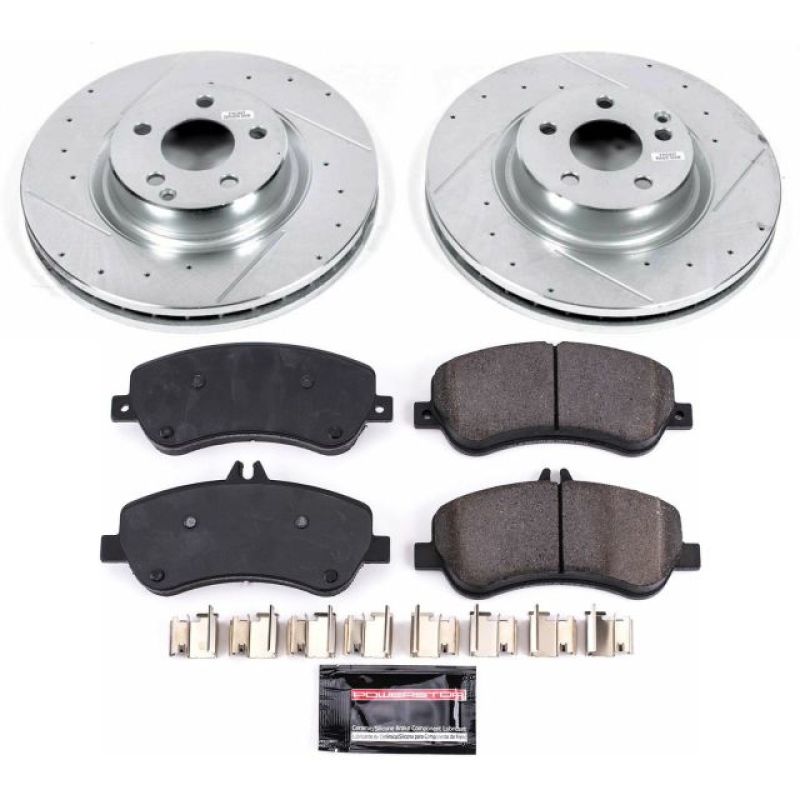 PowerStop Power Stop 13-15 Mercedes-Benz GLK250 Front Z23 Evolution Sport Brake Kit